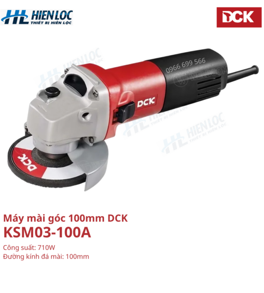 Máy mài góc 100mm 710W KSM03-100A (công tắc cạnh) – DCK