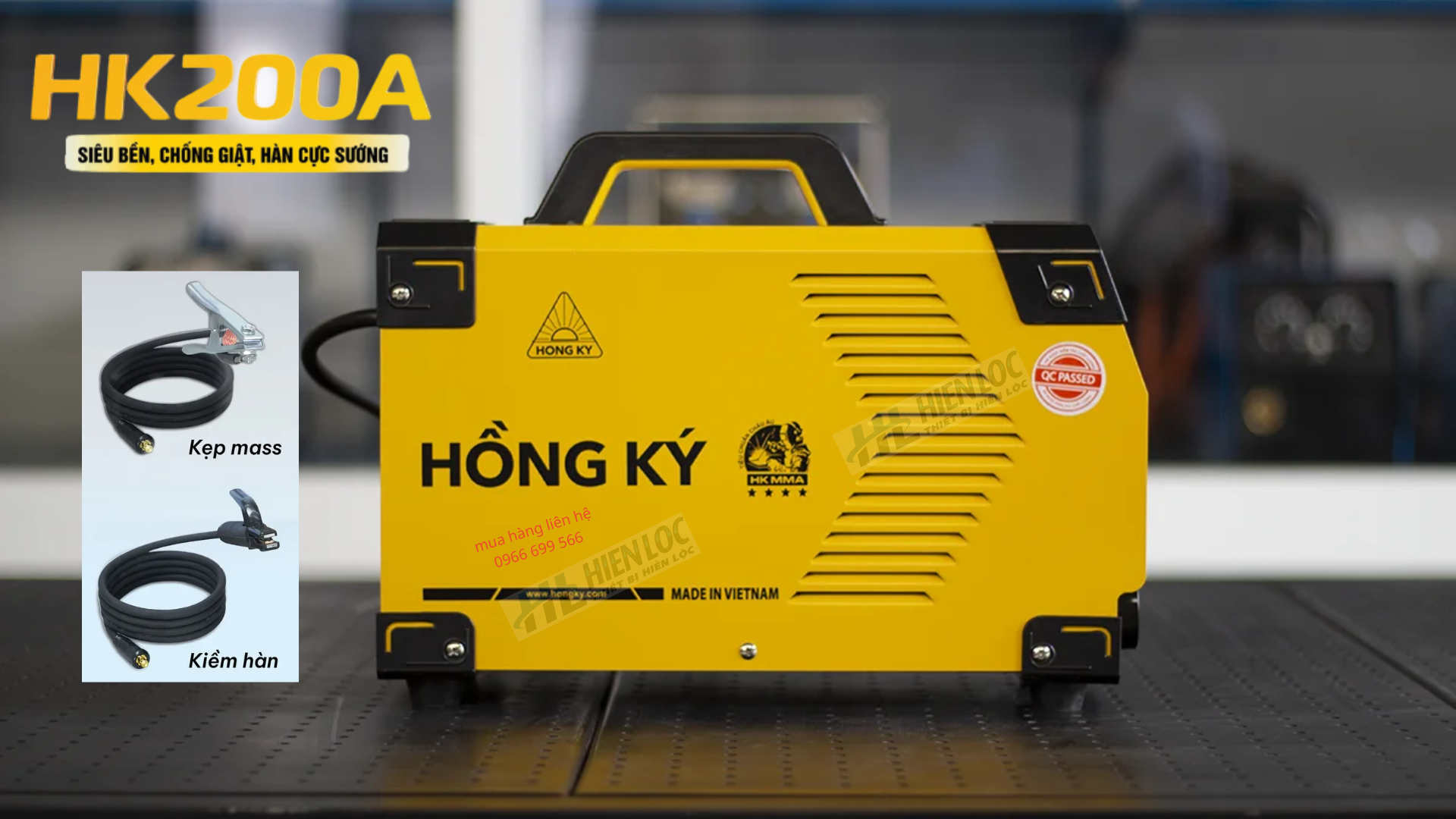 Máy hàn que Hồng Ký HK200A