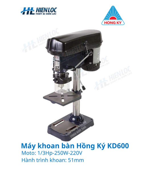 Máy khoan bàn Hồng Ký KD600